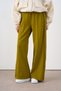 Women's Side Stripe Detail, Elastic Waist and Hem, Camisole Pants, Olive Green - 3