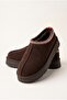 Trendy Women's Home and Outdoor Daily Use Closed-Front Boston Sabo Warm Lining Slippers Brown - 7