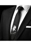 Ataturk Portrait and Signature Special Design Matte Men's Tie - 7cm (Special Boxed) Digital Printing