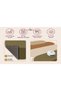 Eta Retro Oval Block Pattern Modern Woven Base Decorative Carpet Eta4362 - 5