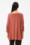 Women's Tile Italian Collar Oversize Lycra Knitwear Sweater Size 40 - 48 - 5