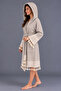 Ala Peştemal Bathrobe Unisex - 100% Cotton Karatezgah Woven - 3