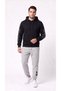 Men's Sweatshirt with Hood and Kangaroo Pocket 100% Cotton - 2
