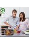 50-Pack Meal Prep Containers 38 OZ, Rectangular Reusable Storage Lunch Boxes, Plastic Food Prep Cont - 2