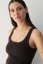 Cooling Slim Fit Ribbed vest top - 3