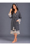 Ala Peştemal Bathrobe Unisex - 100% Cotton Karatezgah Woven - 2