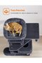 Cat Tree, 56.3-Inch Cat Tower for Indoor Cats, Multi-Level Cat Condo with Scratching Posts, Perches, - 4
