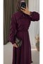 Azalea Zippered Skirt Suit - 3205 - Plum - 3