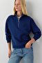 Half Zipper Women's Sweatshirt M1S10586-70491 - 3