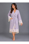 Ala Peştemal Bathrobe Unisex - 100% Cotton Karatezgah Woven