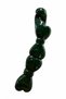 Double Bow Banana Buckle — Dark Green