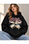 Women'S/Men's Unisex Leopard, Horse Printed Gray Hooded Sweatshirt & Hoodie