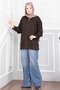 Slit Tunic Brown - 3