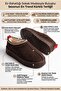 Trends Women's Home and Outdoor Daily Use Closed Front Slippers Plush Inside Warm Fur Slippers Brown - 2