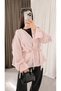 Ruffle Detailed Kimono - Hpm - Powder Pink - 2