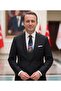 Military Uniformed Ataturk Image Black Tie (7 cm) - Special Boxed - 4