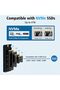 علبة خارجية ذكية لـ M.2 NVMe SSD مع شاشة LCD، USB 3.2 Gen 2 Type-C بسرعة 10 جيجابت في الثانية، علبة SSD خارجية عالية السرعة - 6