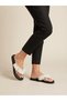 Mia Floral Non-Painful Black Beach Slippers Flip Flops Beach after Party Slippers - 3