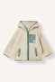 Hooded Plush Basic Cardigan Baby Boy (26 Cw)