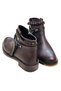 Daily Short-Size Flat Non-Slip Thermo-Sole New Knitted Buckle Detail Women's Boots - 2