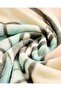 Beige Stitch Printed Flannel Blanket 150x200cm - 5