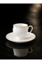 6-Person Gold Gilt Detailed Porcelain Coffee Cup and Saucer Set Luxury Turkish Coffee Cup - 2