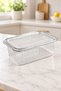 30 Pieces 1000 Cc Leak-Proof Flat Lid Transparent Pet Food Container Salad Appetizer Yogurt Takeaway Container - 8