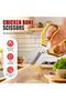 Kitchen Scissors for Food, Stainless Steel Multi-Purpose Kitchen Shears with Sharp Blades for Meat, - 2