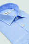 Bb Club Lima Flamlı 100% Cotton Regular Fit Light Blue Classic Collar Men's Plain Shirt