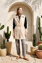 Accessory Detailed Belted Lined Vest 710031 Beige - 5