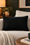 Plush (rabbit) Rabbit Cushion Cover Black - 2