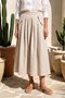 Pocket Detailed Lined Skirt 420215 Gray