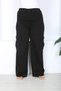 Women's Lycra Pants with Elastic Waist and Plus Size - 7