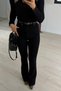 Premium Series Lycra Spanish Leg Black Fit Jeans - 3