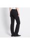Women's Black Low Waist Bootcut Jean Pants Slim Fit Stretchy Denim Spanish Leg Y2K - 4