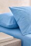 Soft Blue 100% Cotton 2-Piece Pillowcase 50X70 cm - 3