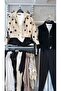 Women's Polka Dot Zippered Bomber Jacket - 3