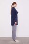 Flywheel Detail Buttoned Shirt Navy Blue - 2