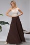 Women's Dauble Stylish Thick Crepe Fabric Long Skirt with Pattern - 2
