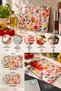 Glass Cutting Board Colorful Flower Kitchen Themed - Glass Cutting Board |   20cm X 30cm - 4
