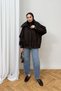 Suede Fur Coat 12-70212 - 4