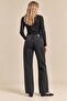High Waist Wide Leg Jeans - 2