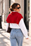 Soft Textured Knitted Women's Scarf – Square Shape Shoulder Shawl - 3