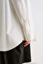Collection Yakali Basic Shirt Ecru - 5