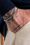 Othrandir Silver Color Stainless Steel Toggle Cylinder Chain Men's Bracelet - 2