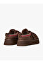 Women's Suede Outer Surface with Wool Inside, Ankle Embroidery Patterned Platform Eva Sole Dark Brown Boots & Booties - 3