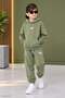 Children's Kangaroo Pocket Hooded Set 11590-1