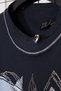 Women's Plus Size Lycra Crew Neck Stone Print Patterned Garnished Long Sleeve Cotton Soft Sweatshirt - 5