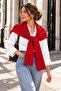 Soft Textured Knitted Women's Scarf – Square Shape Shoulder Shawl