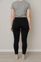 Women's High Waist Fleece Lined Gathering-Flexible-Casual-Sports Fitness Pilates Zumba Yoga Leggings - 3